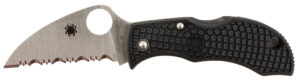 Spyderco Manbug Wharncliffe Serrated Folding Knife