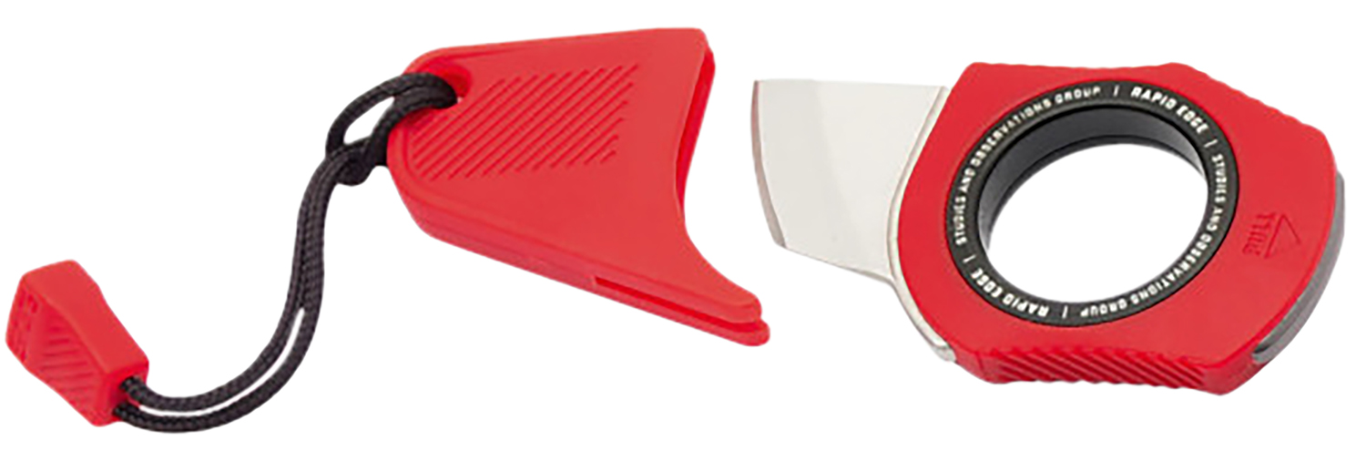 S.O.G Rapid Rescue Red Aluminum Pocket Knife