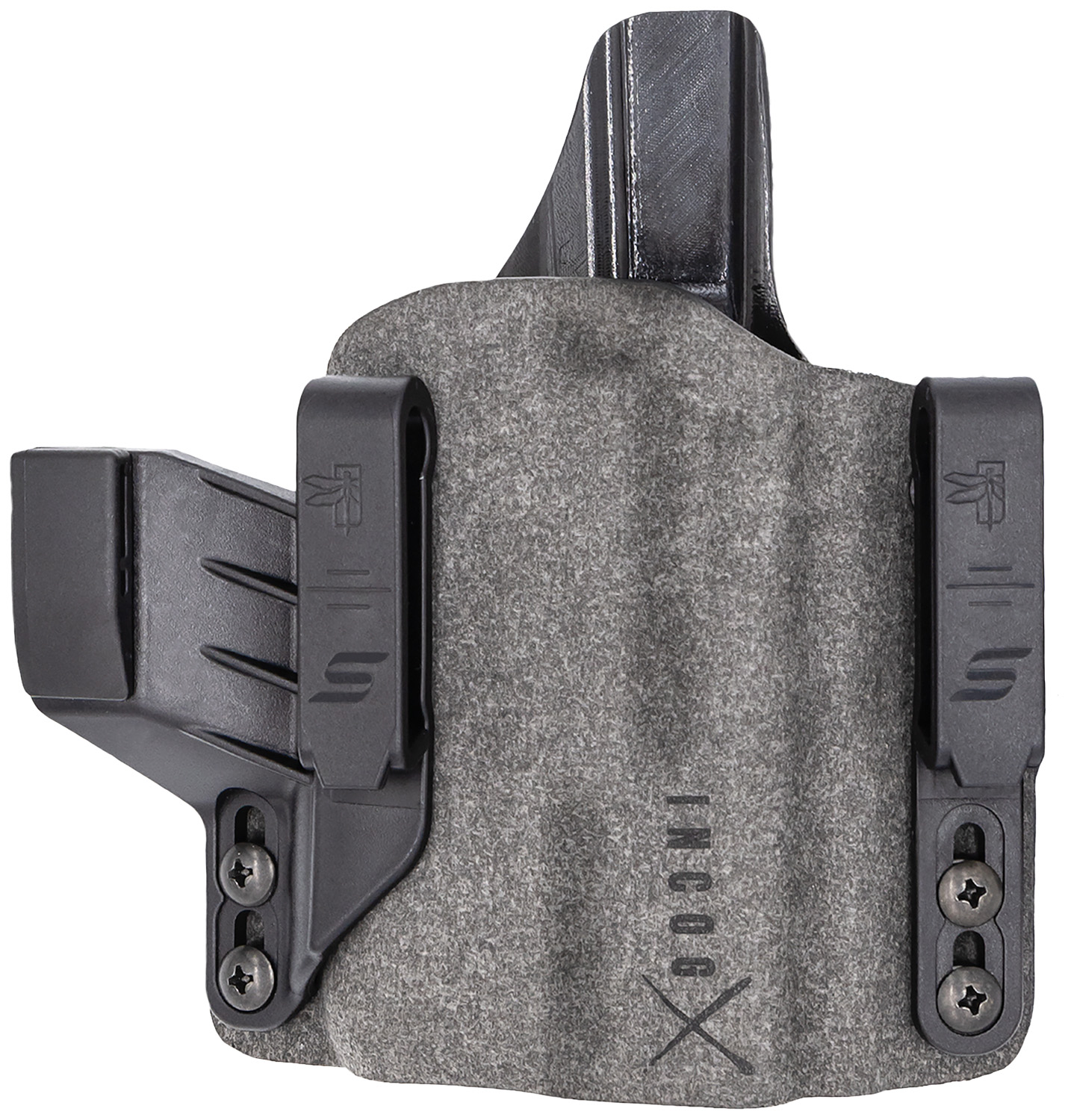 Safariland INCOG0750A0CX261 Incog X IWB Gray Cordura, Fits Sig P320 Belt Clip Mount, Right Hand