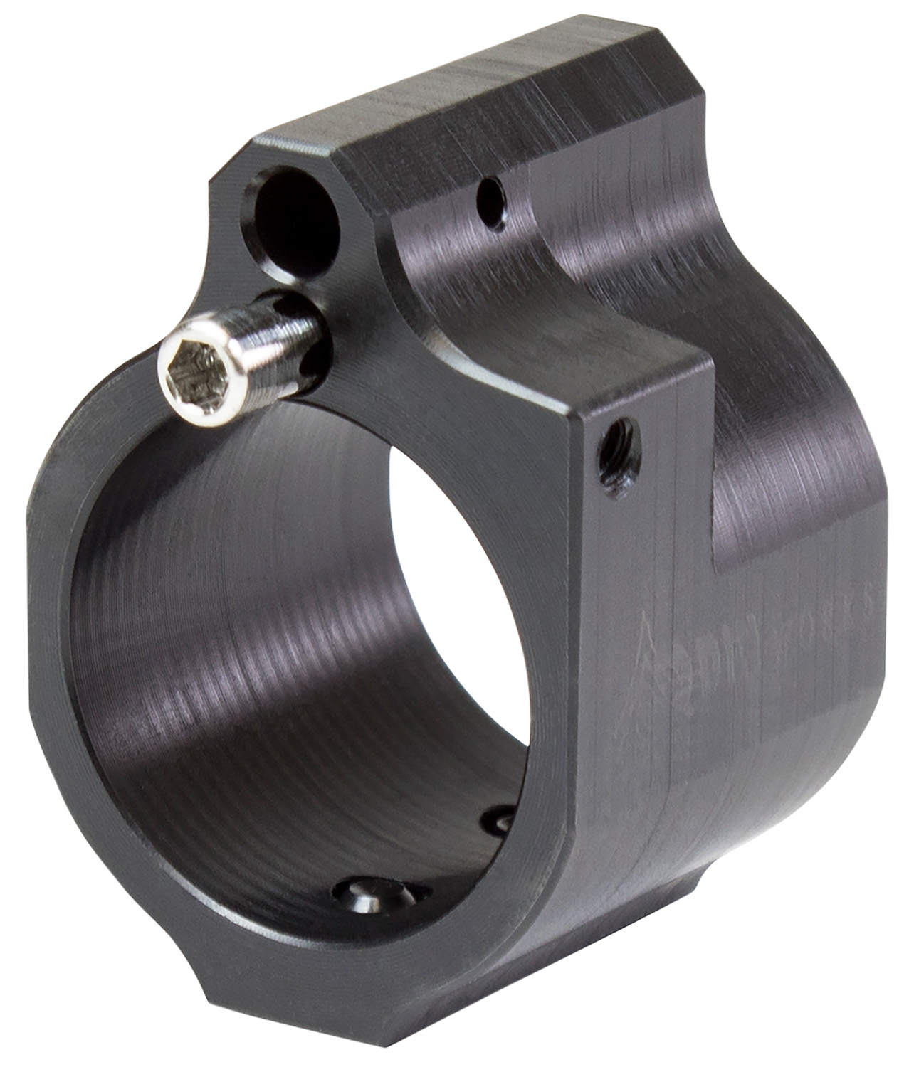 Odin Works GBADJ875 Gas Block Low Profile .875" Black Nitride Carbon Steel