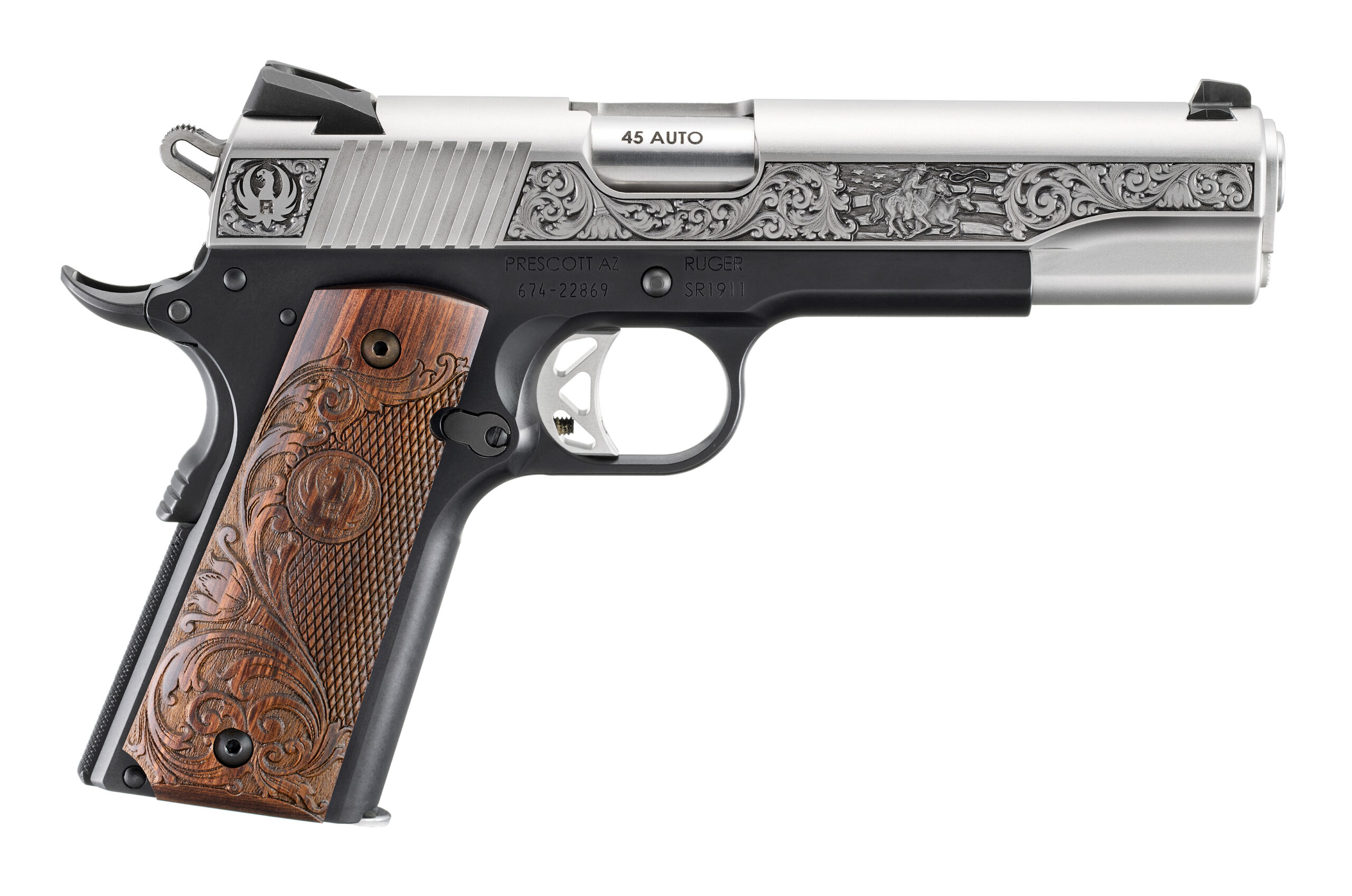 Ruger SR1911 45ACP 5" SS/WD Semi-Auto Handgun