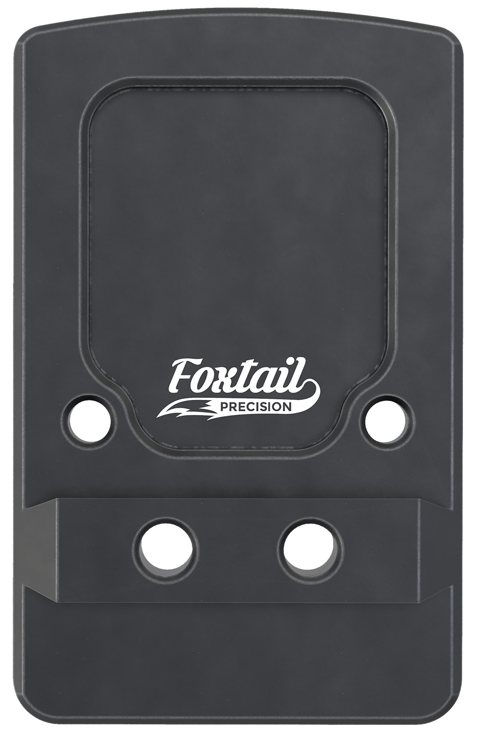 Foxtail Precision 100013 Rear Sight Dovetail Optic Adapter Plate for non MOS Glock Black Anodized Glock Non MOS