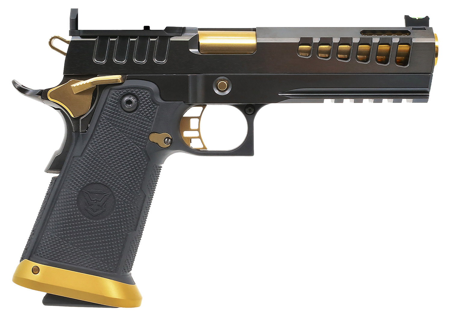 Watchtower DEMOLITIA9MM5ELITE 9mm Gold Plated Handgun
