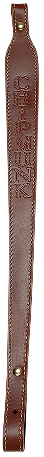 Chipmunk 80021 Brown Leather Adjustable Rifle Sling
