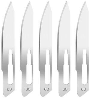 Hogue 35886 Expel Replacement Blades High Carbon Steel Blade #60 5 Blades