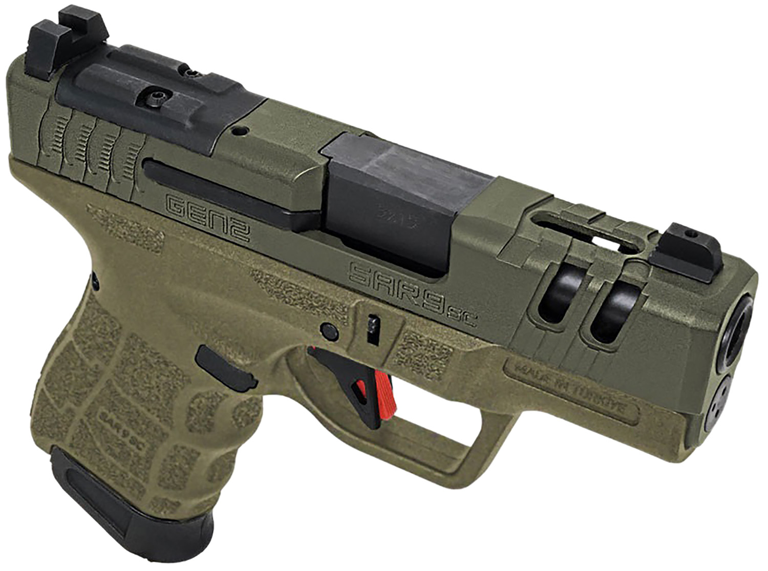 SAR9 SC GEN2 9mm Pistol with Night Sights - 15+1