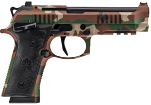 Beretta 92XI SAO 9mm Handgun - BDU Camo, 15+1 Rounds