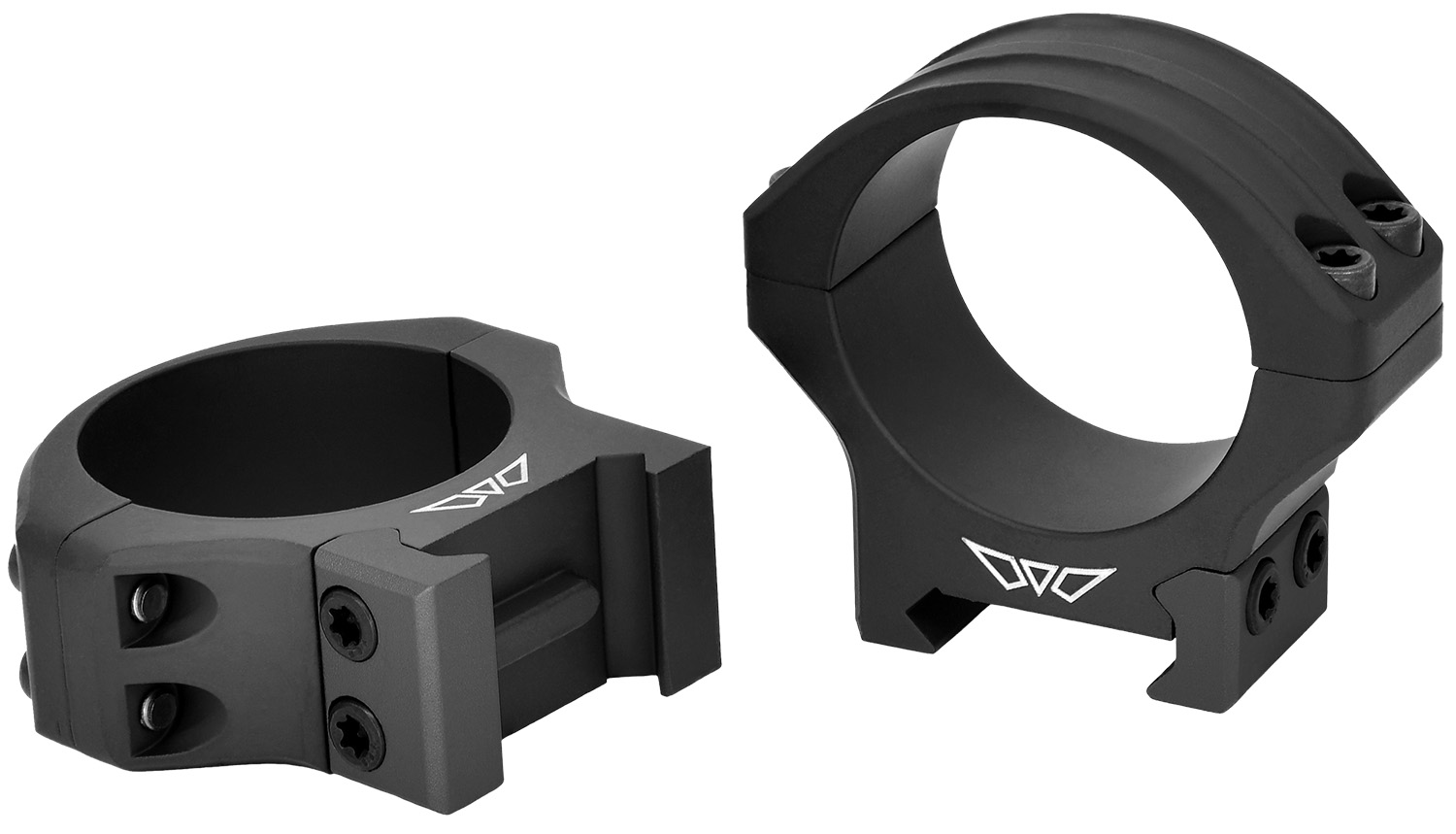 Warne HyperLite 34mm Low Matte Alloy Scope Rings