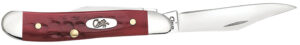 Case Peanut Medium Folding Knife with Red Bone Handle