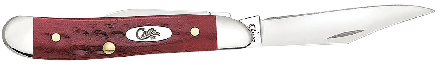 Case Peanut Medium Folding Knife with Red Bone Handle
