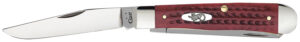 Case Trapper Medium Folding Knife with Old Red Bone Handle