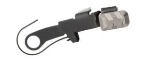 Tyrant CNC TDGSTOP24G Extended Slide Release  9mm Glock Gray 6061 Aluminum