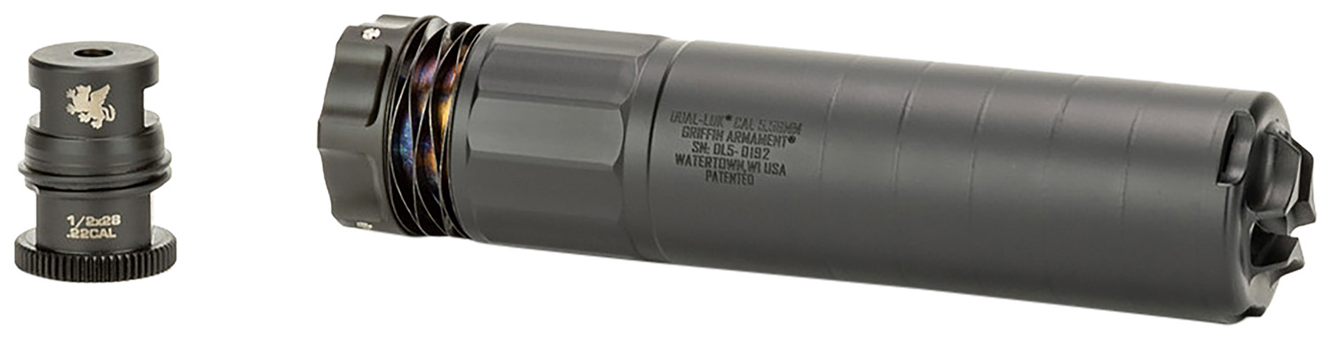 Griffin Armament Dual-Lok 5 Suppressor 22/5.56 Black
