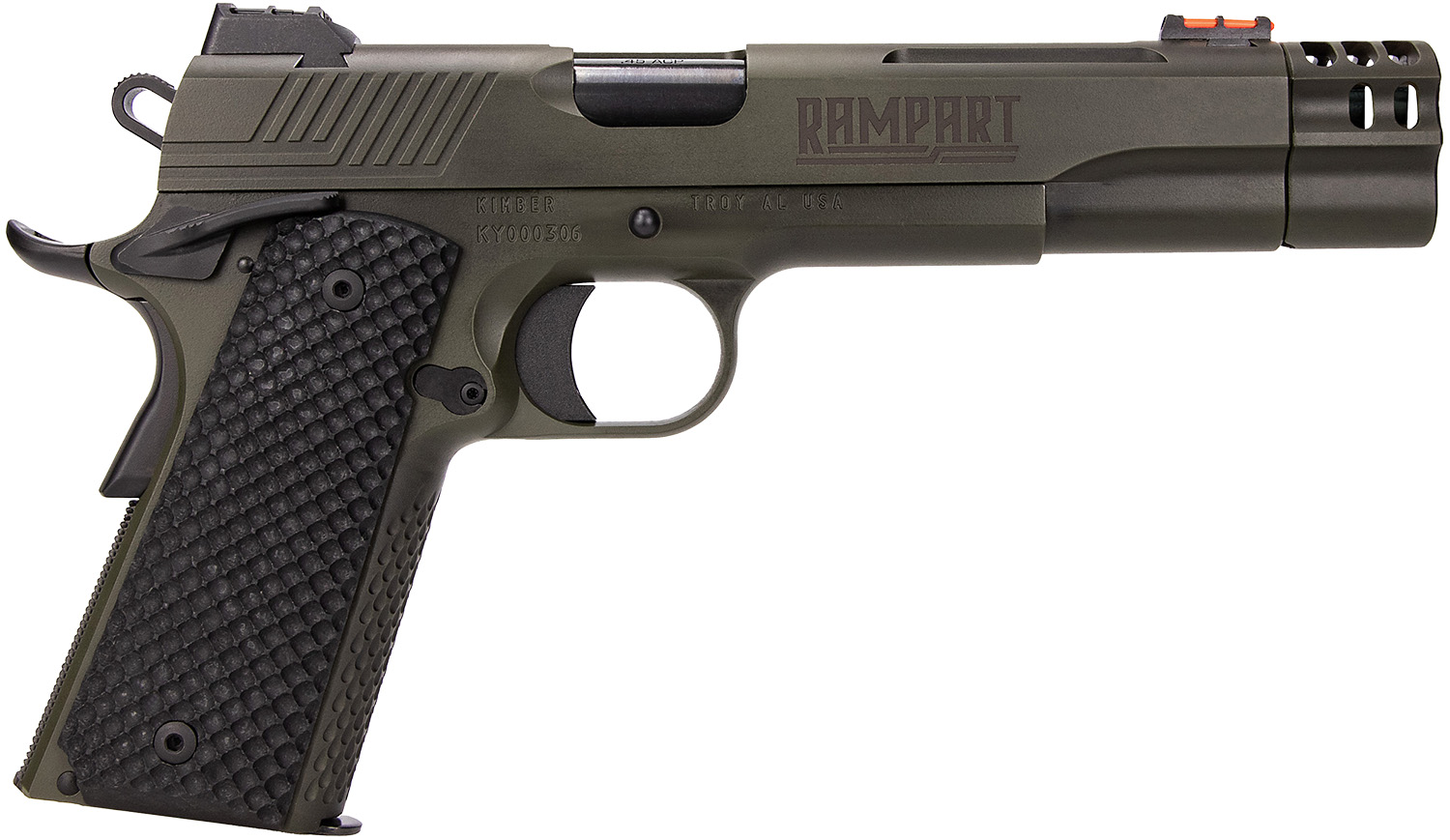 Kimber Rampart 1911 .38 Super OD Green Handgun