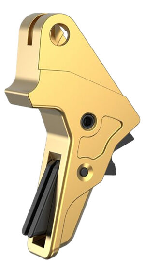 Tyrant CNC TDMPTRIGFSCGOLD/BLK   Gold Fits S&W M&P Full-Size & Compact