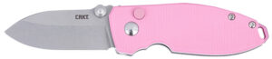 CRKT Squid EDC Folding Knife - Pink G10 Handle