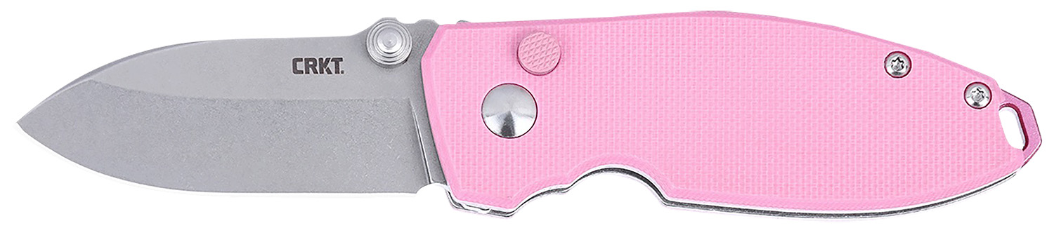 CRKT Squid EDC Folding Knife - Pink G10 Handle