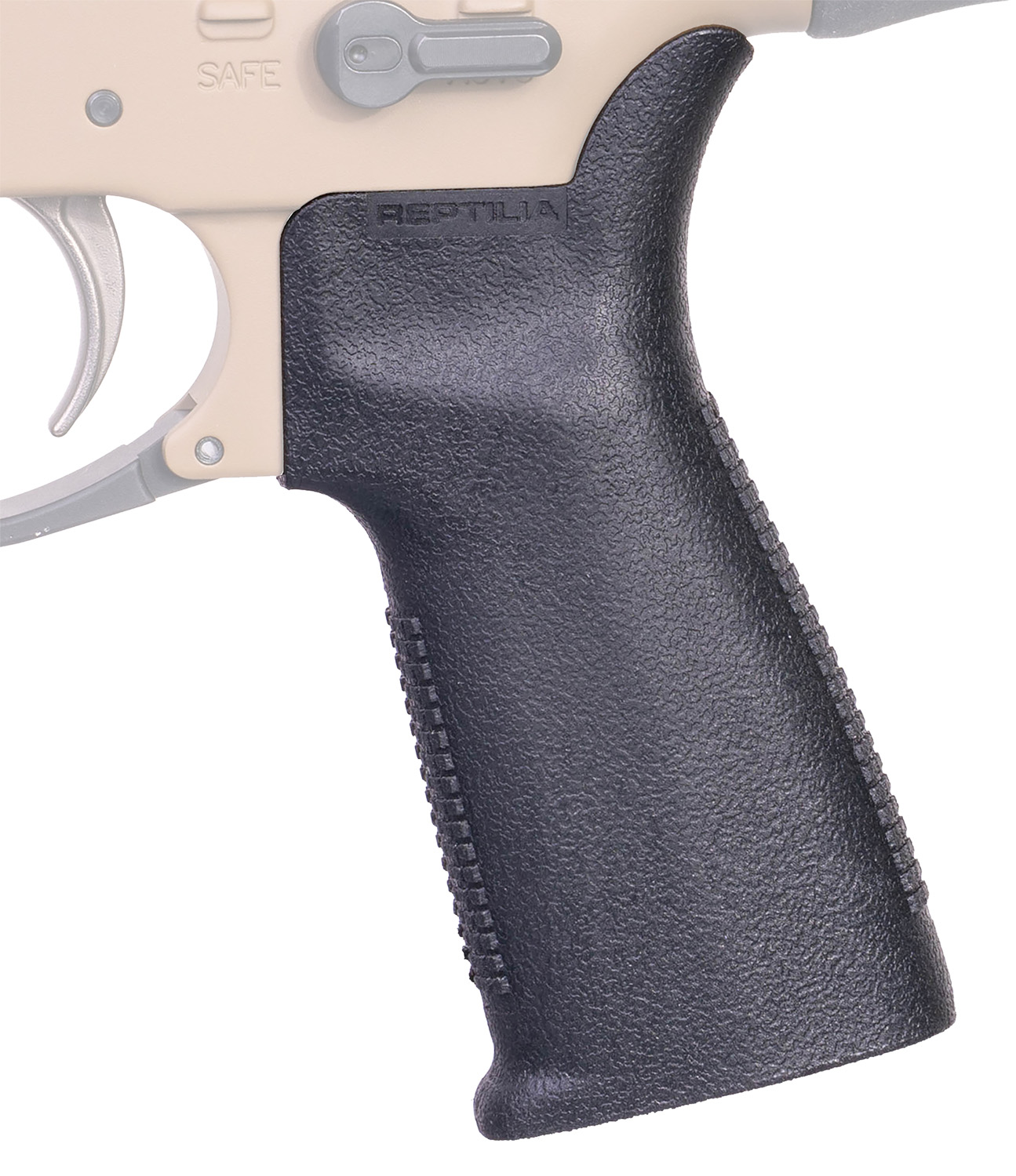 Reptilia CQG-L Long Black AR-15 Pistol Grip