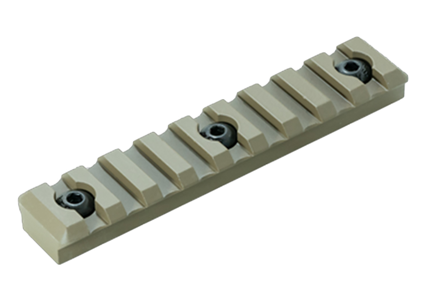 Timber Creek Outdoors M9SPRFDE M-LOK 9 Slot Picatinny Rail  FDE Aluminum Fits AR-Platform