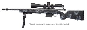 Horizon Firearms RF018S221814T17 Vandal Dark 2 22 Creedmoor 18" Black Fluted Threaded Barrel, Picatinny Rail Receiver, Arca Rail Forend, Textured Iota Carbon Fiber Stock