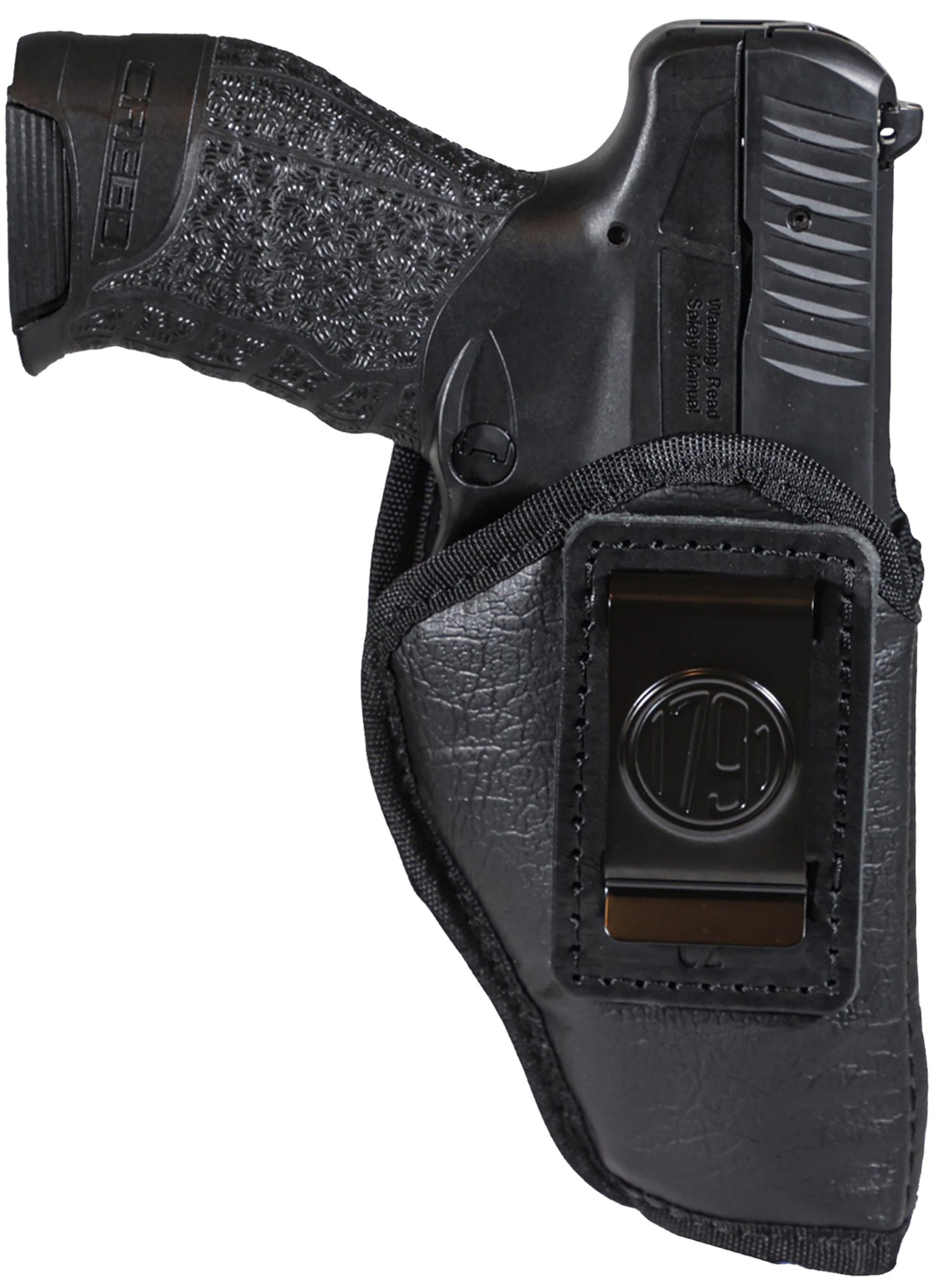 1791 Gunleather ECOC2BLKR EcoCarry  IWB Compact Black Right Hand