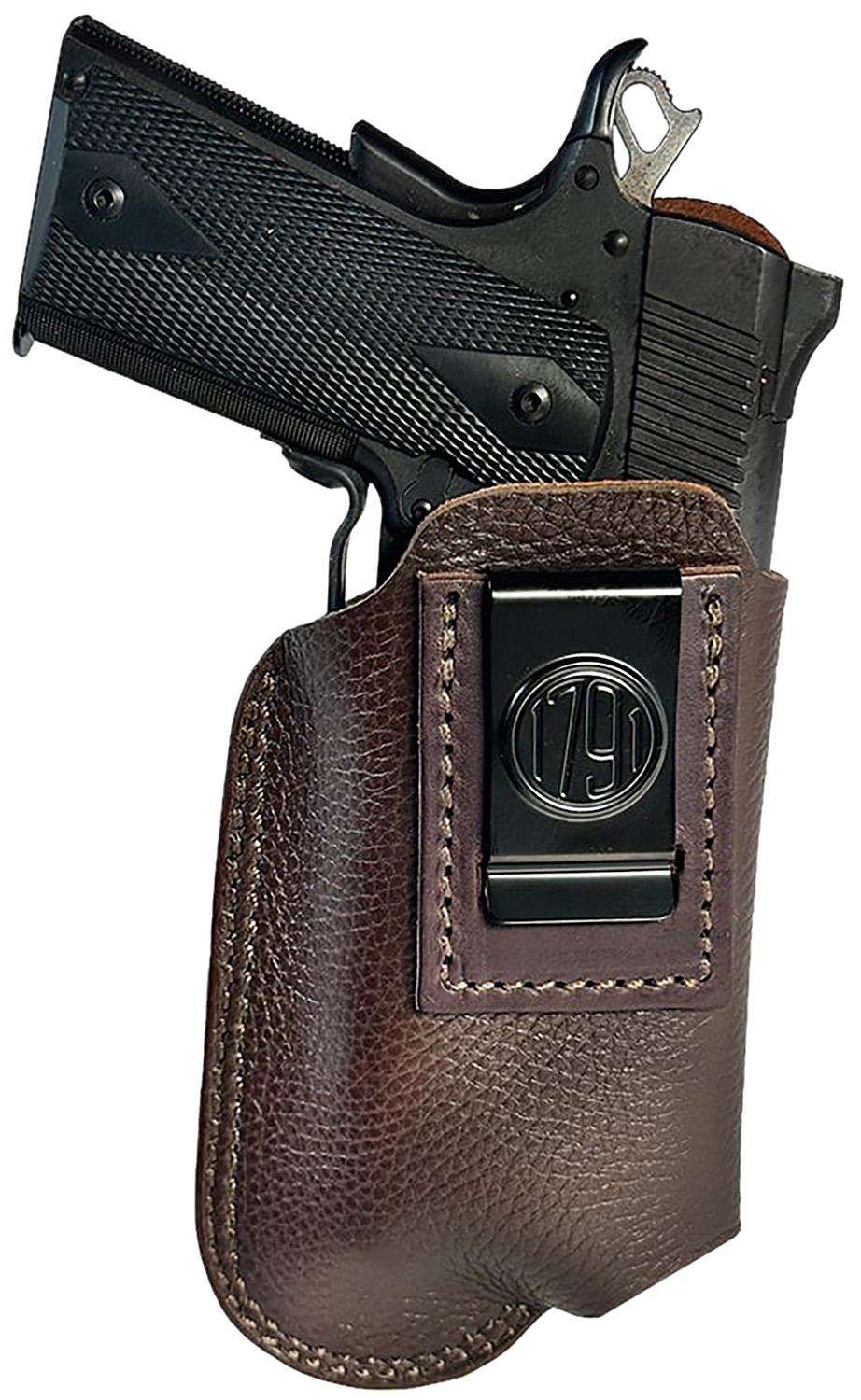 1791 Gunleather ORLBFCD3LBRWL Optic Ready Light Bearing Fair Chasing IWB Size 03 Brown Left Hand