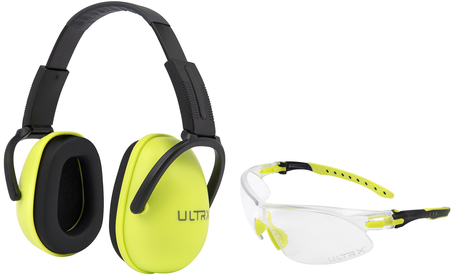 Allen 4176 Youth Ear & Eye Protection Combo 23 dB Lime Green