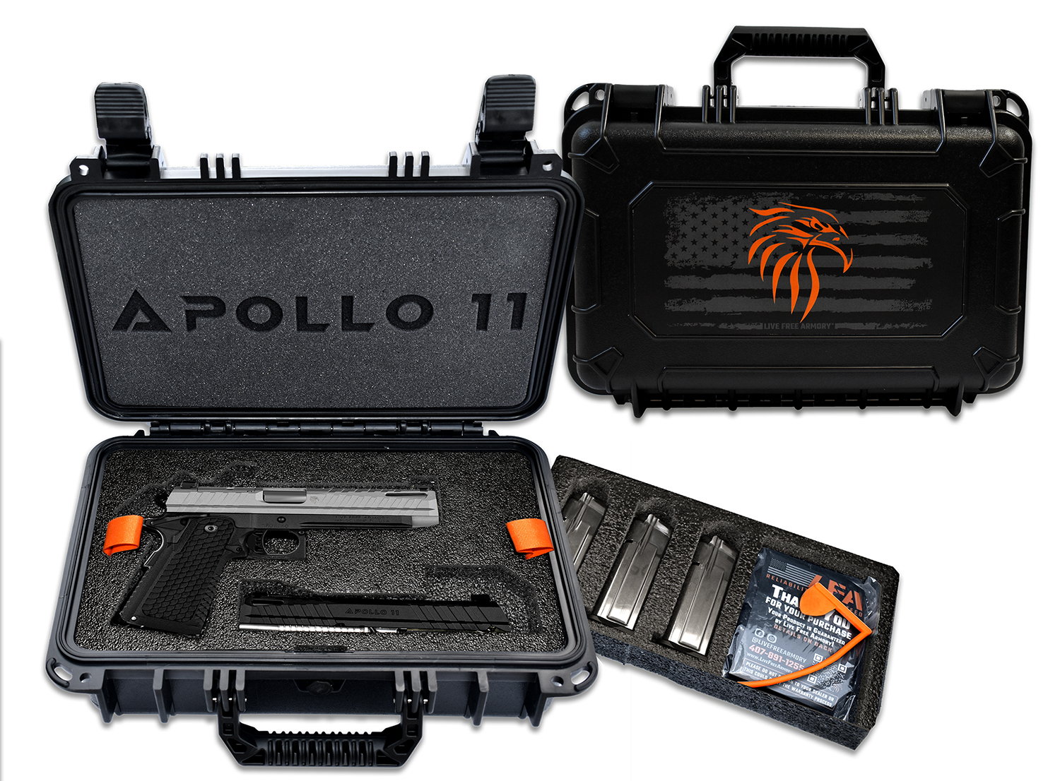 Live Free Armory Apollo 11 Compact 9mm Pistol - 17+1