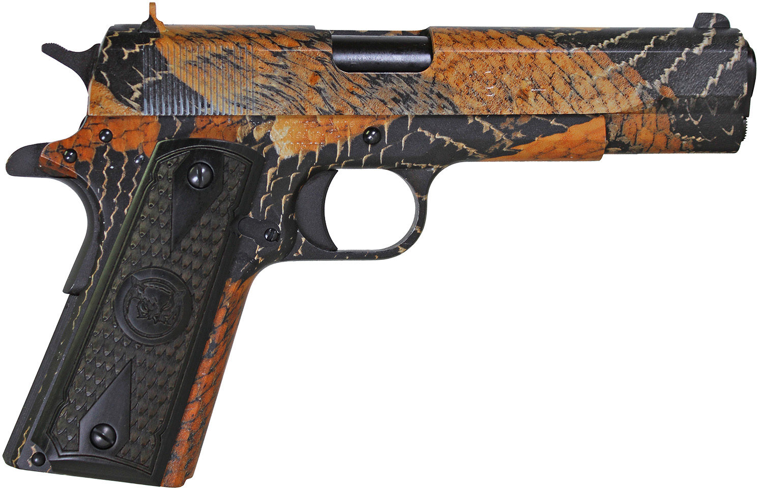 Iver Johnson 1911 A1 BOA .45 ACP Pistol - Snakeskin Design