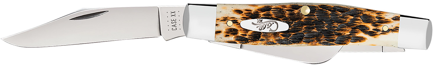 Case Amber Bone Large Stockman Pocket Knife