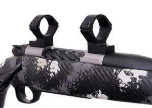 Weatherby Scope Mount/Ring Combo - Matte Black Alloy