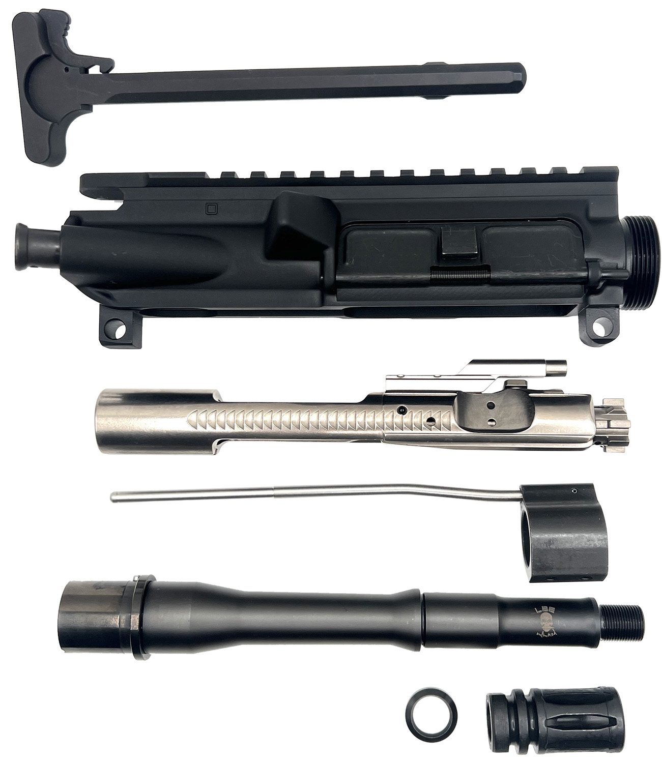 LBE Unlimited AR-15 7.5" Ready Build Upper Kit - Black