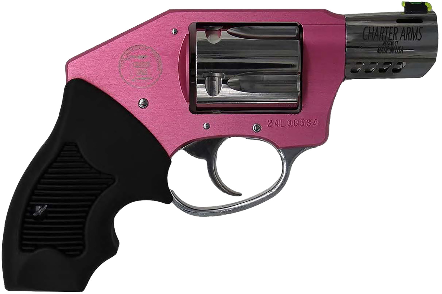 Charter Arms Off Duty Coyote .380 ACP Pink Revolver