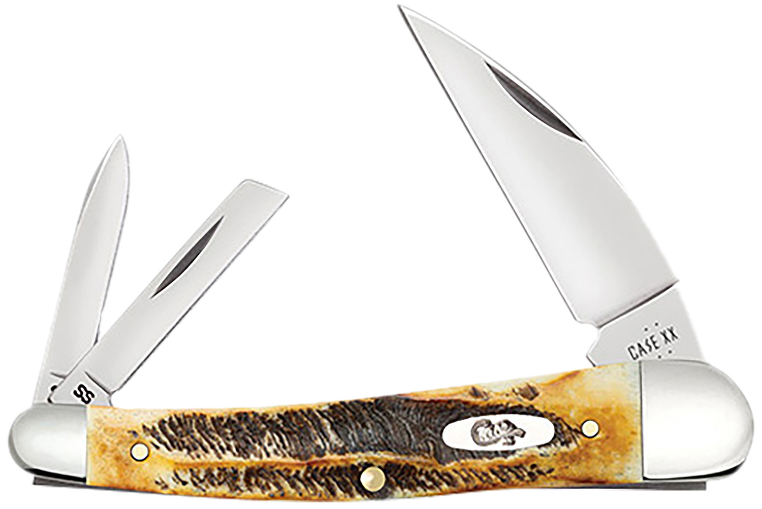 Case Seahorse Whittler Folding Knife with BoneStag Handle