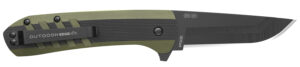 Outdoor Edge Razor VX4 3" Folding Knife - Black/Green