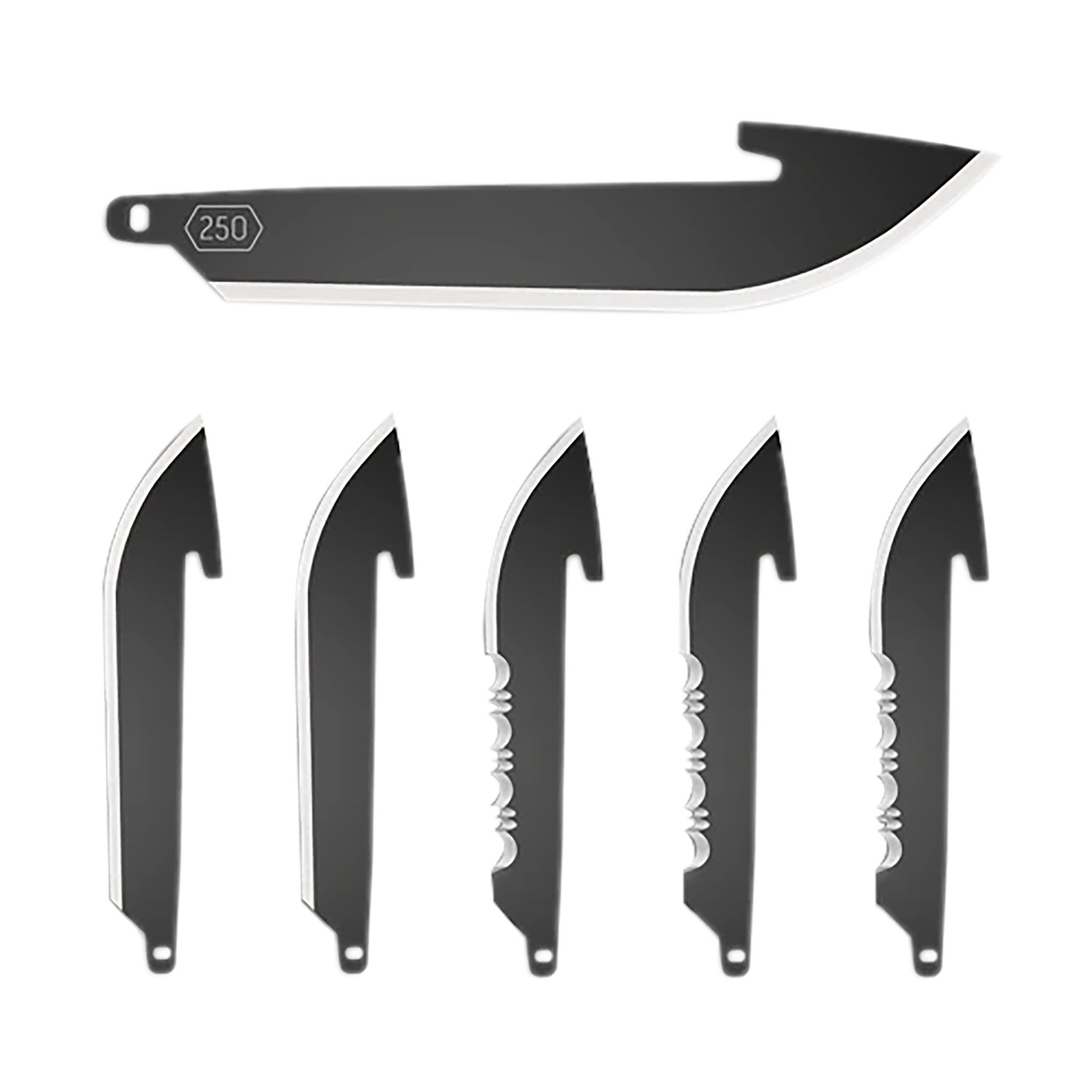 Outdoor Edge 2.5" Drop Point Serrated Blade Pack