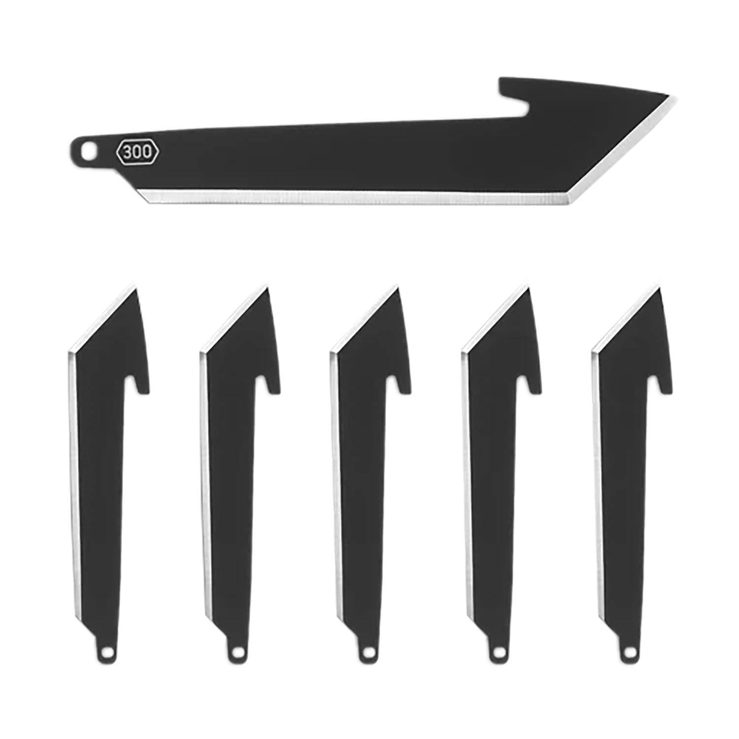 Outdoor Edge 3" Tanto Replacement Blades 6-Pack