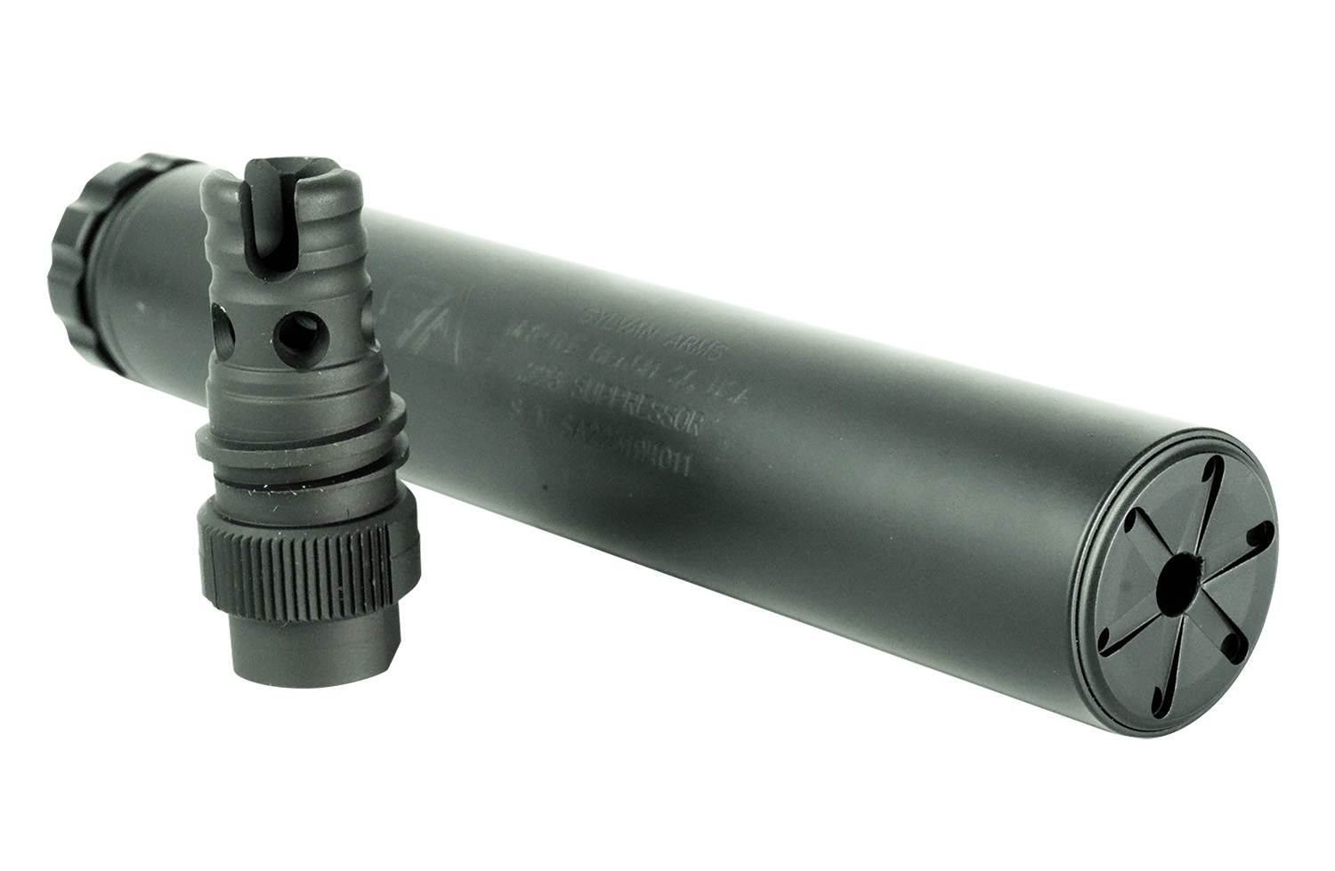 Sylvan Arms .300 AAC Blackout Suppressor with QD Muzzle Brake