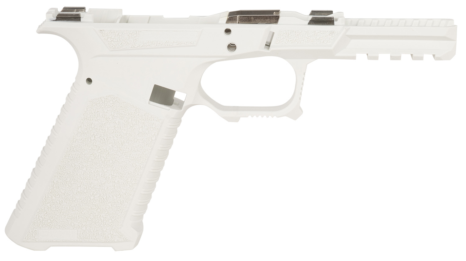 Sct Manufacturing 0225010100IF  Full Frame White 9mm Luger Polymer Frame
