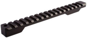 Talley PSM258160   Black Anodized Aluminum Picatinny Rail Mount Short Action 20 MOA