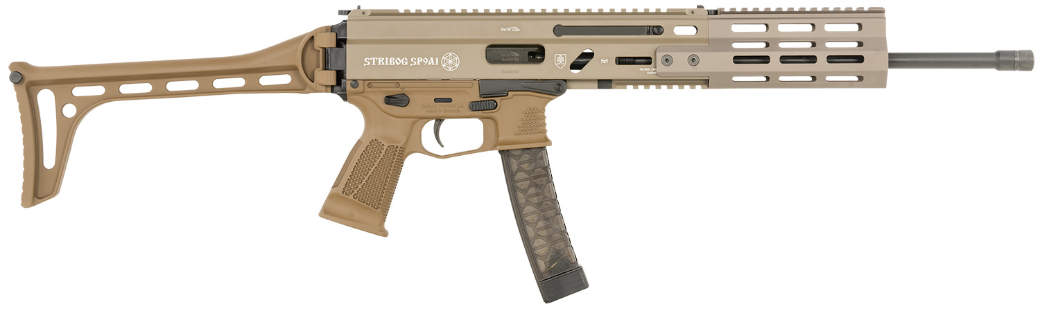 Grand Power Stribog SP9A1 9mm 16" Rifle FDE