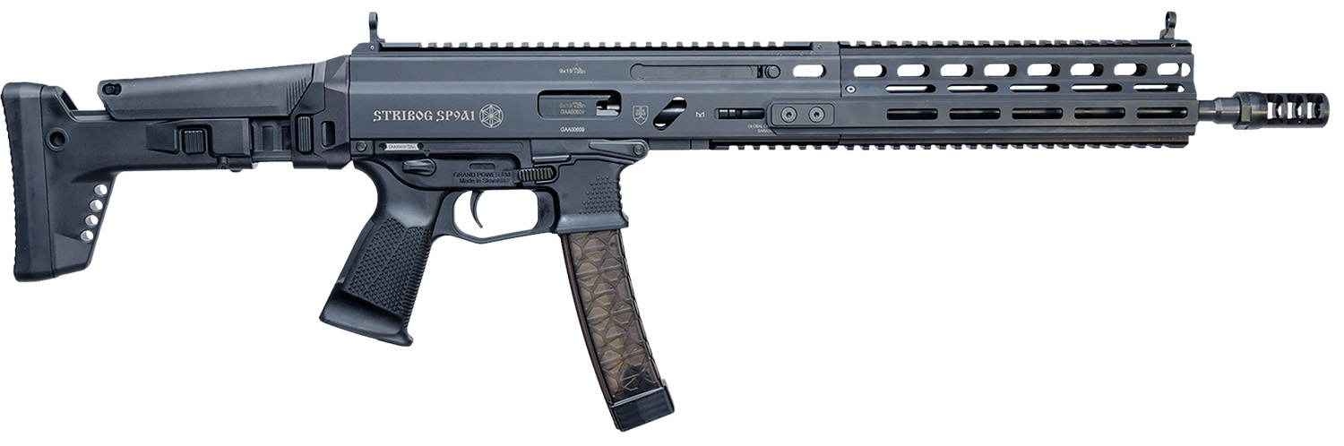Grand Power Stribog SP9A1 9mm Rifle with 30+1 Capacity