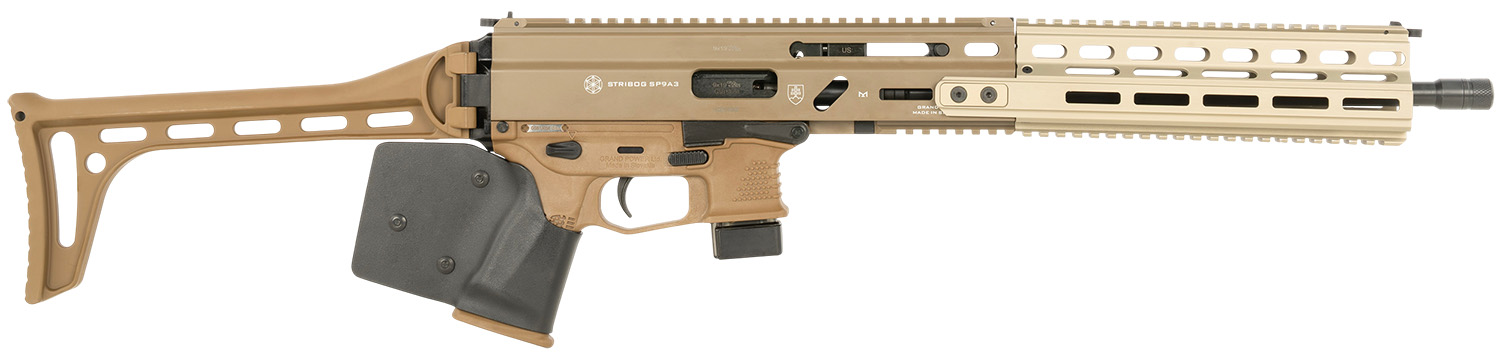 Grand Power Stribog SP9A3 CA Compliant 9mm Rifle