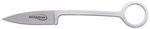 Cold Steel CS20BTJ Bird & Trout  2.25" AUS-8A SS Plain Drop Point Bead Blasted Blade, 4.06" Bead Blasted AUS-8A SS Handle