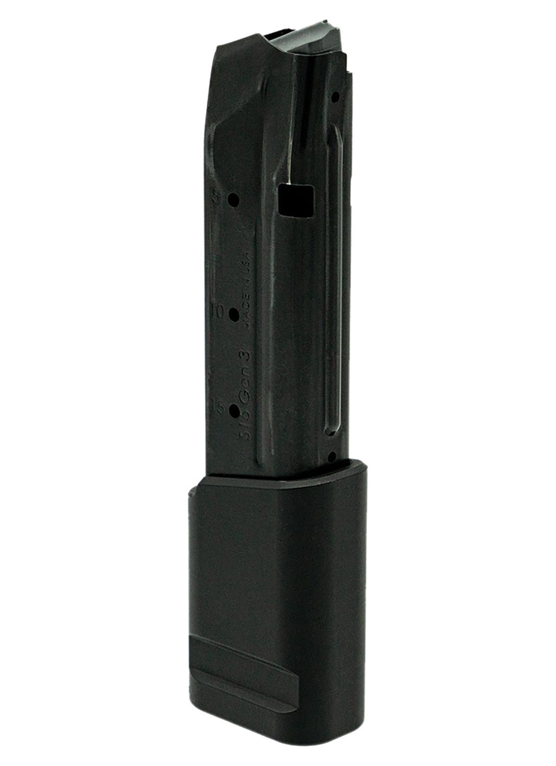 Shield Arms S15ME10INSBLK 10-Round Magazine Extension