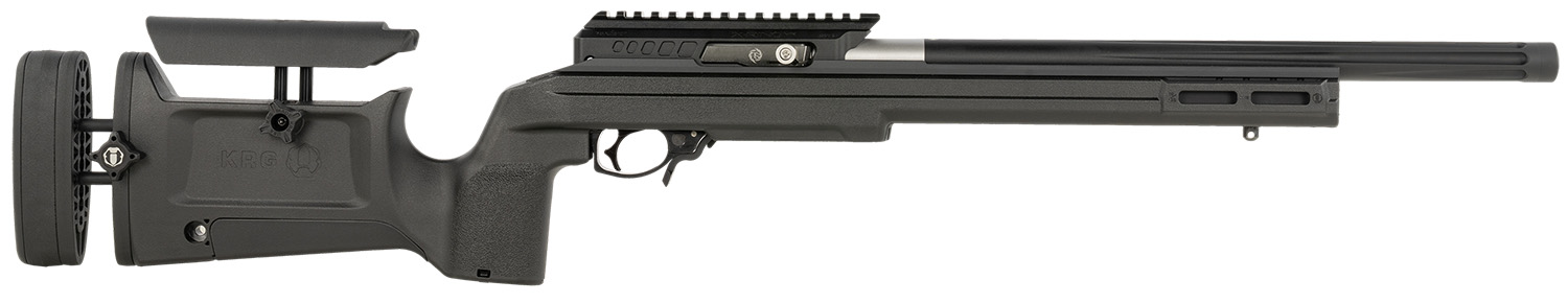 Tactical Solutions AHD2MBXKBLK X-Ring VR Gen2 22 LR 16.50" Matte Black Fluted Threaded Barrel, Matte Black Aluminum Receiver w/Picatinny Rail, Black Stock