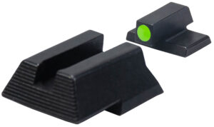 HK 51000932 Night Sight Set  Iron Sight Green Tritium Black Frame Fits HK VP9/VP40/P30/HK45