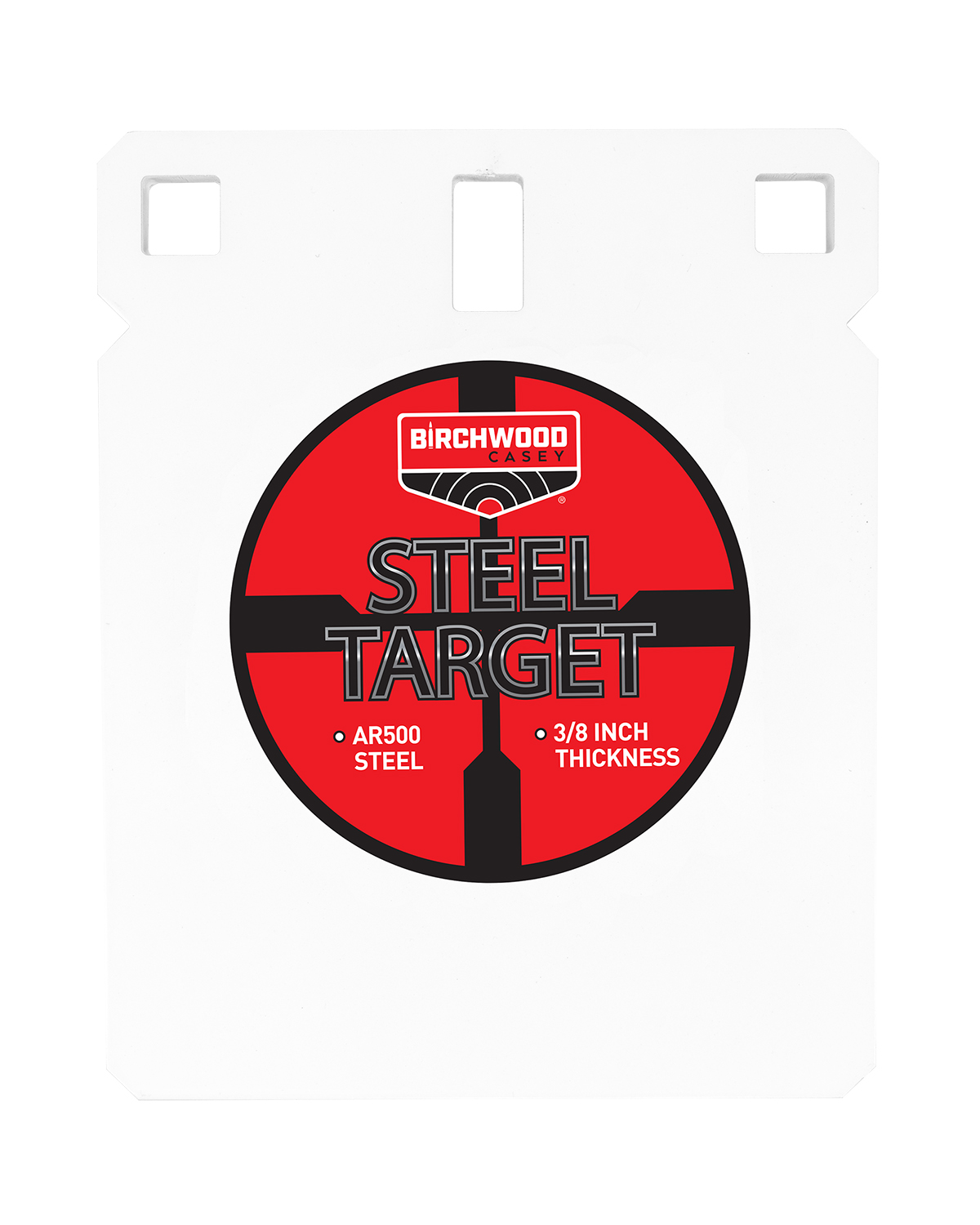 Birchwood Casey BC-SQR6-38 Centerfire Target 3/8" AR500 Steel 6" Square Gong