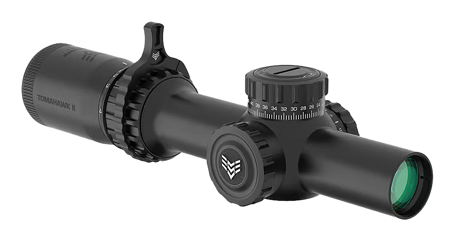 Swampfox Tomahawk II 1-4x24mm BDC Red Reticle Scope