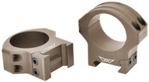 Warne 8501TM HyperLite 1" Scope Rings - Dark Earth